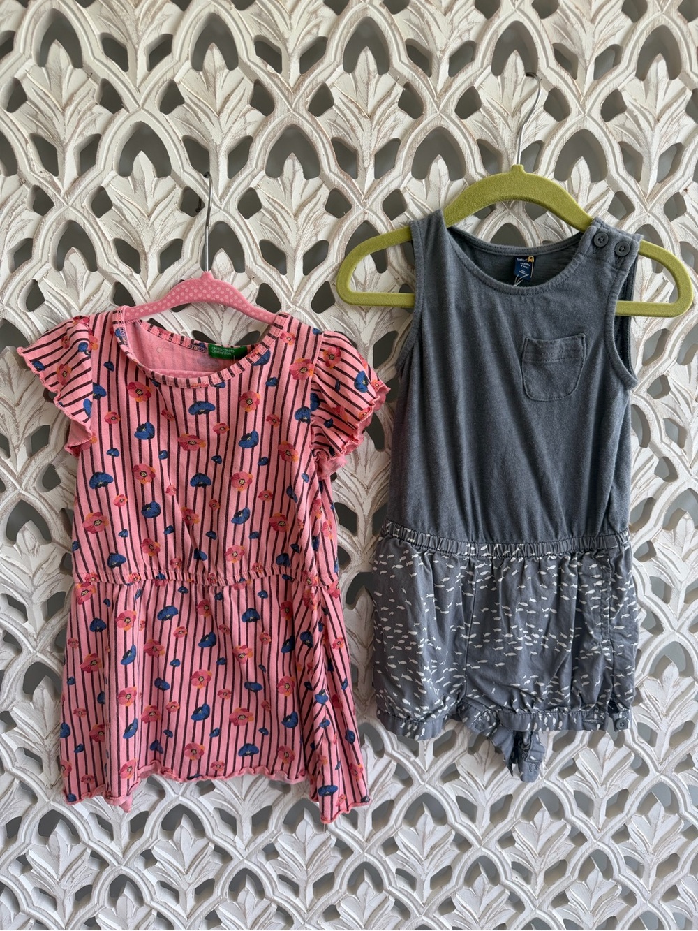United Colors of Benetton Dress and Baby Gap Romper Set, size 2T